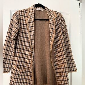 Loft Plaid Women's sweater Coat